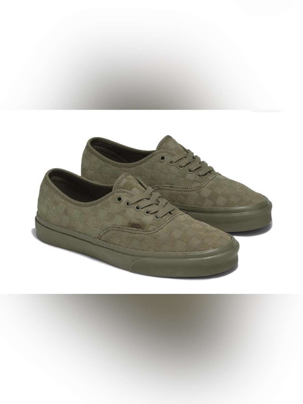 Vans olive checkered M7.5 W 9